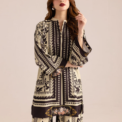 Women A-Line Rayon Co-ord Set with Digital Print