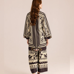 Women A-Line Rayon Co-ord Set with Digital Print