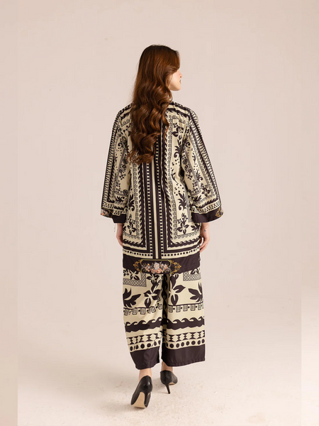 Women A-Line Rayon Co-ord Set with Digital Print