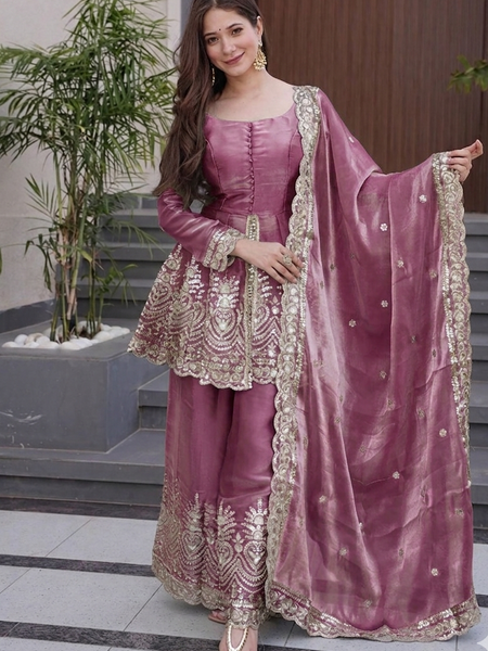 Women's Fandy Silk Embroidered Dupatta