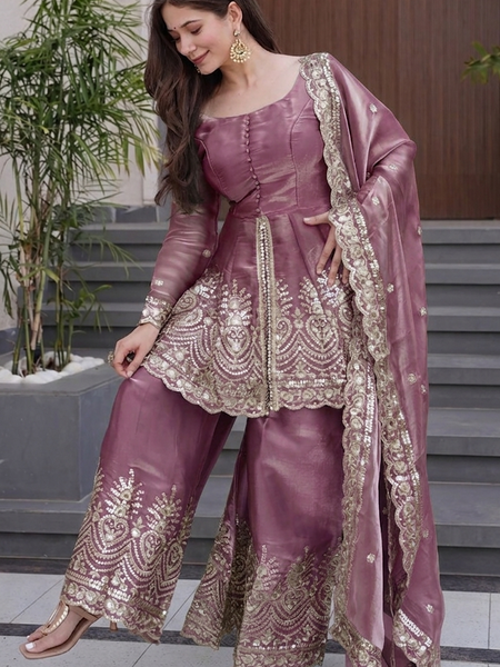 Women's Fandy Silk Embroidered Dupatta