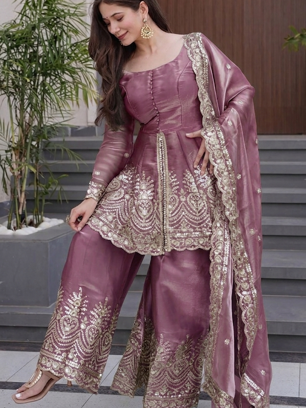 Women's Fandy Silk Embroidered Dupatta