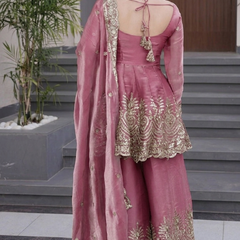 Women's Fandy Silk Embroidered Dupatta