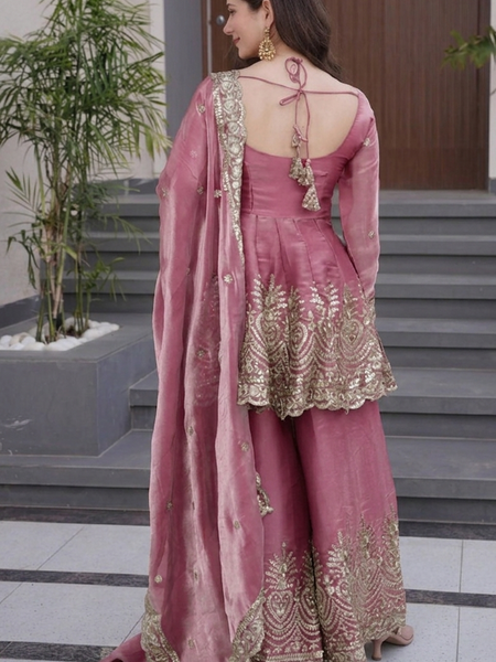 Women's Fandy Silk Embroidered Dupatta