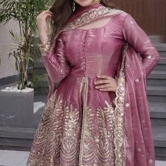 Women's Fandy Silk Embroidered Dupatta