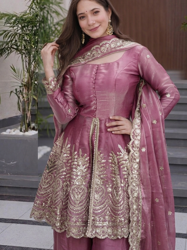 Women's Fandy Silk Embroidered Dupatta